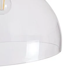 Habitat Diablo Glass Flush To Ceiling Light - White -Habitat 9374029 R Z002A
