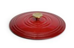 Habitat Country Manor 4 Litre Cast Iron Casserole Dish - Red -Habitat 9377167 R Z003A