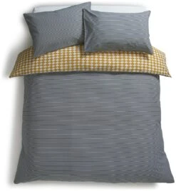 Habitat Cotton Scallop Yellow Reversible Bedding Set -Double 15 Habitat Cotton Scallop Yellow Reversible Bedding Set -Double -Habitat 9377428 R Z004A