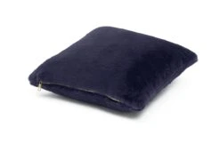 Habitat Plain Faux Fur Cushion - Navy - 43x43cm 9 Habitat Plain Faux Fur Cushion - Navy - 43x43cm -Habitat 9393804 R Z003A