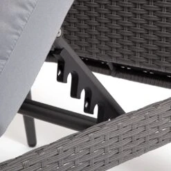 Habitat 5 Seater Rattan Effect Garden Corner Sofa Set - Grey -Habitat 9397673 R Z007A