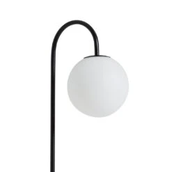 Habitat Sagara Opal Shelf Floor Lamp - Black -Habitat 9401318 R Z005A