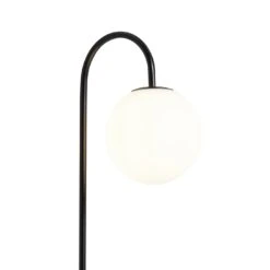 Habitat Sagara Opal Shelf Floor Lamp - Black -Habitat 9401318 R Z006A