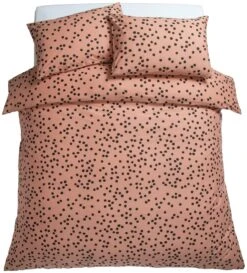 Habitat Cotton Dot Penny Pink & Black Bedding Set - Single 11 Habitat Cotton Dot Penny Pink & Black Bedding Set - Single -Habitat 9401882 R Z002A
