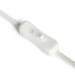 Habitat Parr Glass Column Table Lamp - White 12 Habitat Parr Glass Column Table Lamp - White -Habitat 9404504 R Z004A