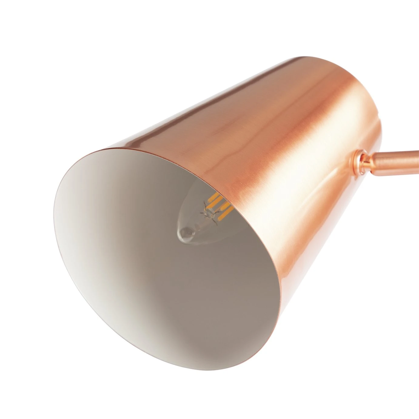 Habitat Iras Copper 2 Light Floor Lamp - Copper 5 Habitat Iras Copper 2 Light Floor Lamp - Copper - Image 3