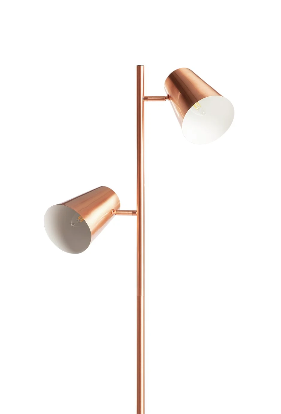 Habitat Iras Copper 2 Light Floor Lamp - Copper 8 Habitat Iras Copper 2 Light Floor Lamp - Copper - Image 6