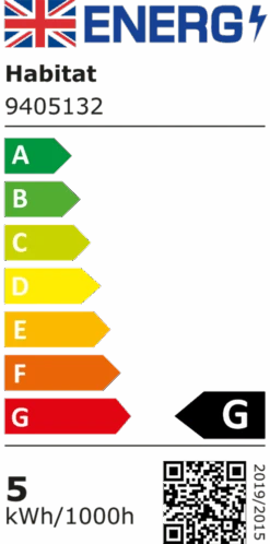 Habitat Mopsa LED Touch Desk Lamp - White -Habitat 9405132 R A001