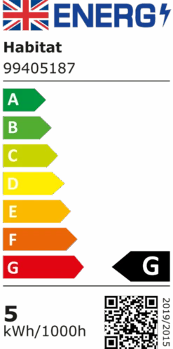 Habitat Mopsa LED Desk Lamp - Black 13 Habitat Mopsa LED Desk Lamp - Black -Habitat 9405187 R A001