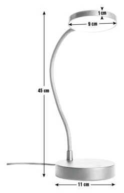 Habitat Mopsa LED Desk Lamp - Black 15 Habitat Mopsa LED Desk Lamp - Black -Habitat 9405187 R E001