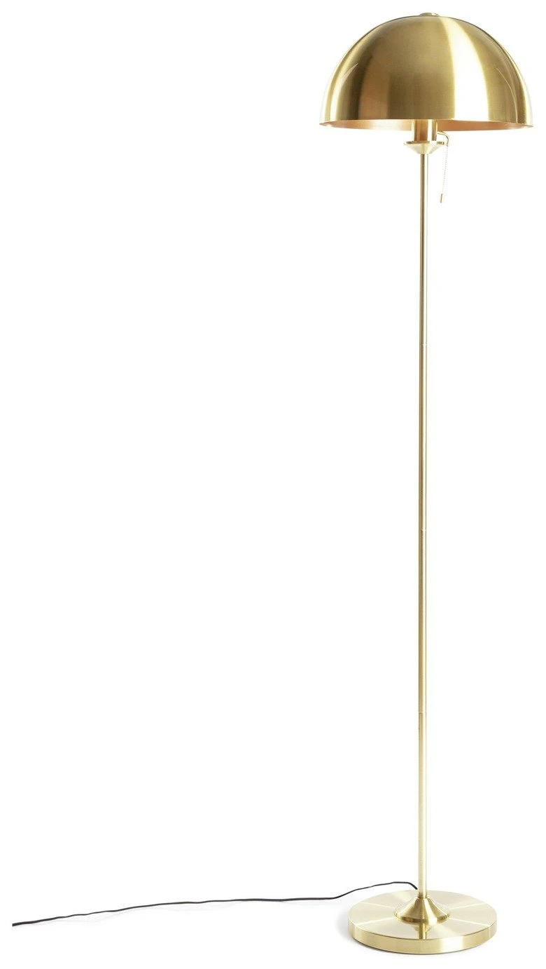 Habitat Manor House Floor Lamp - Brass 4 Habitat Manor House Floor Lamp - Brass - Image 2