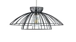 Habitat Kiso 2 Tier Wire Pendant Shade - Black 8 Habitat Kiso 2 Tier Wire Pendant Shade - Black -Habitat 9406430 R Z001C