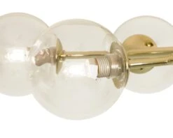 Habitat Molecular 6 Light Metal Flush Ceiling Light - Brass 10 Habitat Molecular 6 Light Metal Flush Ceiling Light - Brass -Habitat 9409406 R Z002A