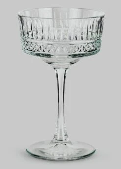 Habitat Pressed Set Of 4 Champagne Coupe Glasses 12 Habitat Pressed Set Of 4 Champagne Coupe Glasses -Habitat 9410172 R Z003A