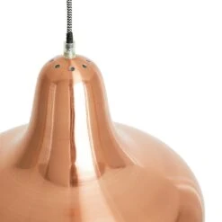 Habitat Aerial Spun Aluminium Ceiling Light - Copper -Habitat 9419056 R Z003A