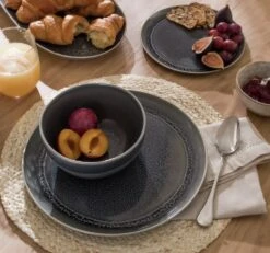 Habitat Evora 12 Piece Stoneware Dinner Set - Green 9 Habitat Evora 12 Piece Stoneware Dinner Set - Green -Habitat 9424254 R Z001C