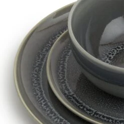 Habitat Evora 12 Piece Stoneware Dinner Set - Green 13 Habitat Evora 12 Piece Stoneware Dinner Set - Green -Habitat 9424254 R Z005A