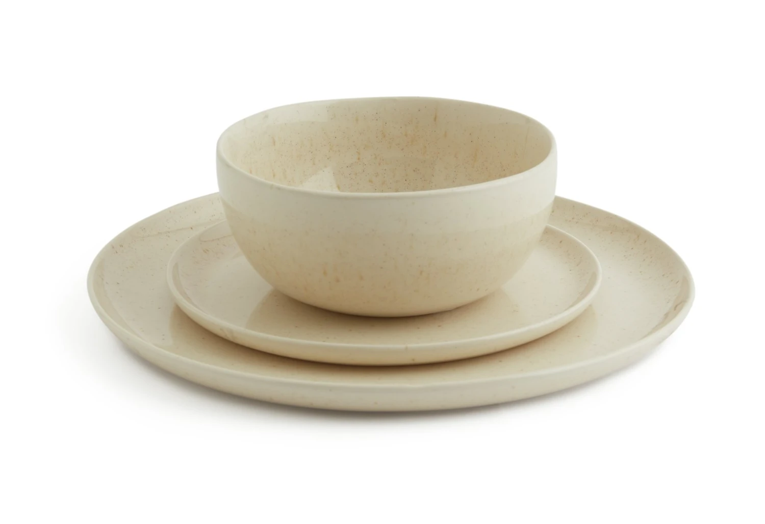 Habitat Evora 12 Piece Stoneware Dinner Set - Natural 5 Habitat Evora 12 Piece Stoneware Dinner Set - Natural - Image 3