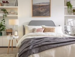 Habitat 35cm Linen Drum Shade - Oatmeal 11 Habitat 35cm Linen Drum Shade - Oatmeal -Habitat 9425617 R Z004C