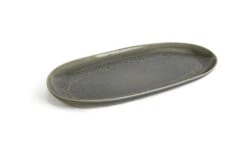 Habitat Evora Stoneware Serving Platter - Green -Habitat 9437605 R Z003A