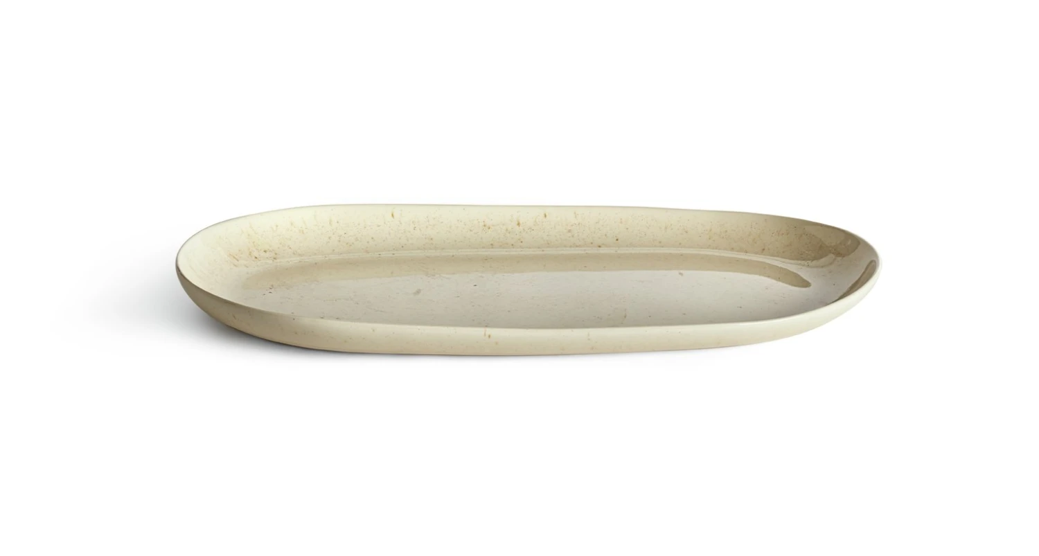 Habitat Evora Stoneware Serving Platter - Natural 3 Habitat Evora Stoneware Serving Platter - Natural
