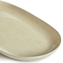Habitat Evora Stoneware Serving Platter - Natural 10 Habitat Evora Stoneware Serving Platter - Natural -Habitat 9438161 R Z002A