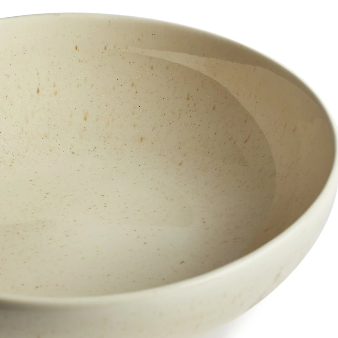 Habitat Evora Speckled Salad Bowl - Natural 7 Habitat Evora Speckled Salad Bowl - Natural - Image 5