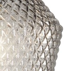 Habitat Nubia Faceted Glass Shade - Smoke Grey 12 Habitat Nubia Faceted Glass Shade - Smoke Grey -Habitat 9453957 R Z002A