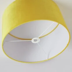 Habitat 49cm Velvet Shade - Saffron -Habitat 9458495 R Z003A