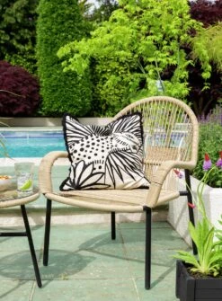 Habitat Java 2 Seater Metal Garden Bistro Set - Natural 19 Habitat Java 2 Seater Metal Garden Bistro Set - Natural -Habitat 9463583 R Z004C