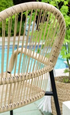 Habitat Java 2 Seater Metal Garden Bistro Set - Natural 21 Habitat Java 2 Seater Metal Garden Bistro Set - Natural -Habitat 9463583 R Z010C