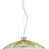 Habitat Kiso Opal 3 Tier Pendant Shade - Brass -Habitat 9474864 R Z001A