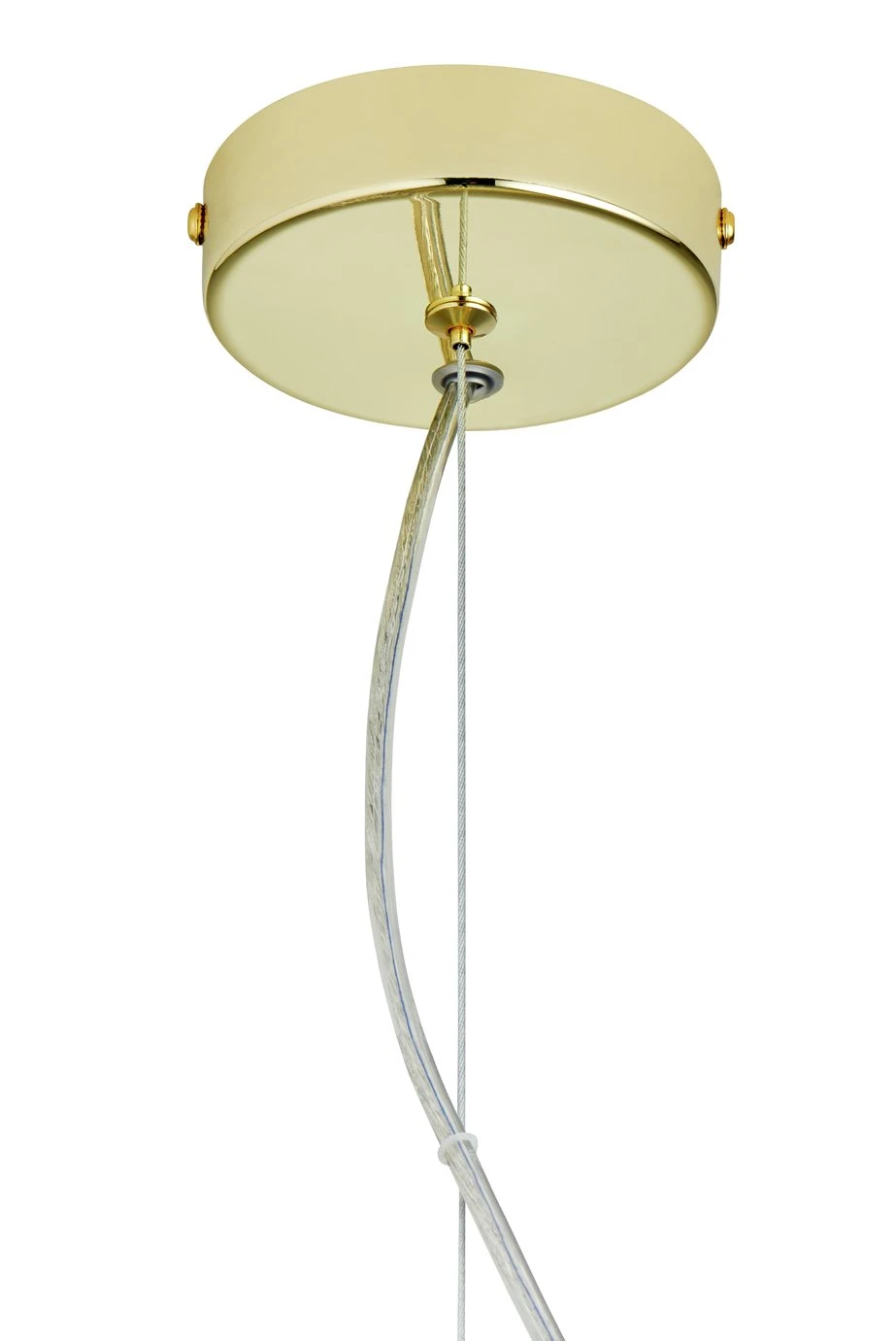 Habitat Kiso Opal 3 Tier Pendant Shade - Brass 5 Habitat Kiso Opal 3 Tier Pendant Shade - Brass - Image 3
