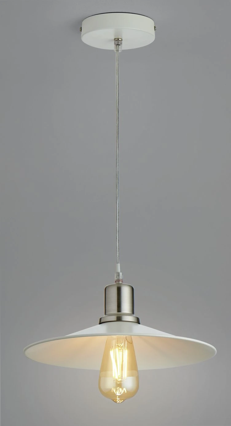 Habitat Pixie Pendant Light - Off White 4 Habitat Pixie Pendant Light - Off White - Image 2