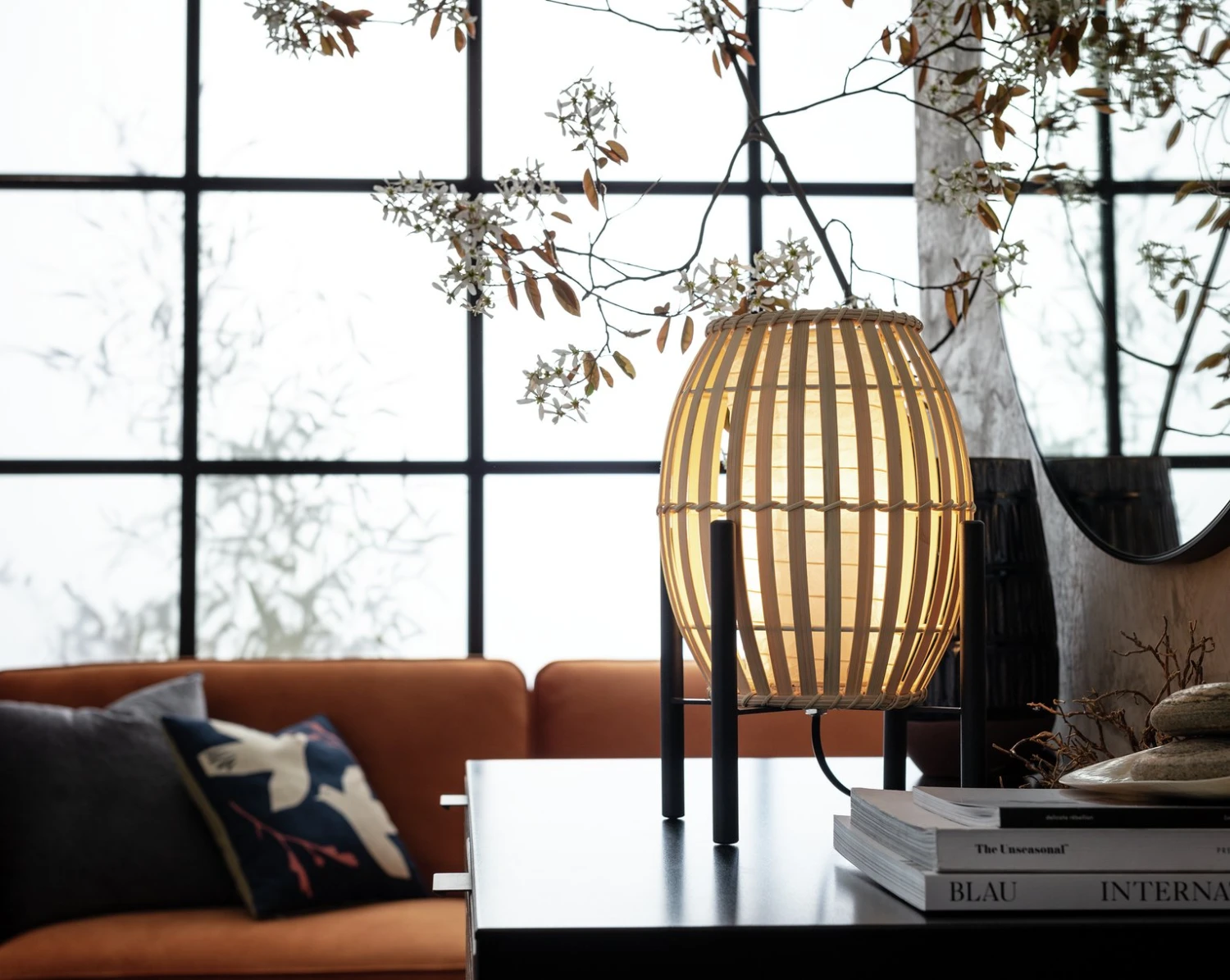 Habitat Aoki Bamboo Table Lamp 9 Habitat Aoki Bamboo Table Lamp - Image 7