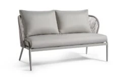 Habitat Riya 4 Seater Cane Effect Garden Sofa Set-Light Grey -Habitat 9505197 R Z003A