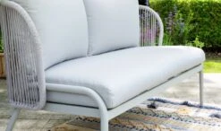 Habitat Riya 4 Seater Cane Effect Garden Sofa Set-Light Grey -Habitat 9505197 R Z003C