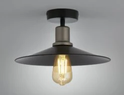 Habitat Pixie Flush To Ceiling Light - Black -Habitat 9505623 R Z003C