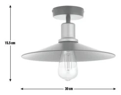 Habitat Pixie Flush To Ceiling Light - Black -Habitat 9505623 R Z017A