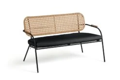 Habitat Noah 4 Seater Metal Garden Sofa Set - Black & Oak 20 Habitat Noah 4 Seater Metal Garden Sofa Set - Black & Oak -Habitat 9507092 R Z003A