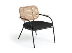 Habitat Noah 4 Seater Metal Garden Sofa Set - Black & Oak 21 Habitat Noah 4 Seater Metal Garden Sofa Set - Black & Oak -Habitat 9507092 R Z004A