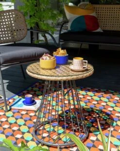 Habitat Noah 4 Seater Metal Garden Sofa Set - Black & Oak 26 Habitat Noah 4 Seater Metal Garden Sofa Set - Black & Oak -Habitat 9507092 R Z006C