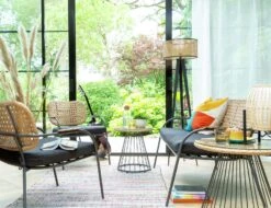 Habitat Noah 4 Seater Metal Garden Sofa Set - Black & Oak 27 Habitat Noah 4 Seater Metal Garden Sofa Set - Black & Oak -Habitat 9507092 R Z008C