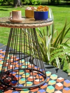 Habitat Noah 4 Seater Metal Garden Sofa Set - Black & Oak 28 Habitat Noah 4 Seater Metal Garden Sofa Set - Black & Oak -Habitat 9507092 R Z009C