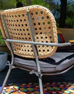 Habitat Noah 4 Seater Metal Garden Sofa Set - Black & Oak 29 Habitat Noah 4 Seater Metal Garden Sofa Set - Black & Oak -Habitat 9507092 R Z010C