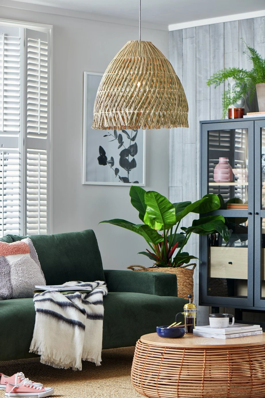 Habitat Biwa Seagrass Pendant Shade 4 Habitat Biwa Seagrass Pendant Shade - Image 2