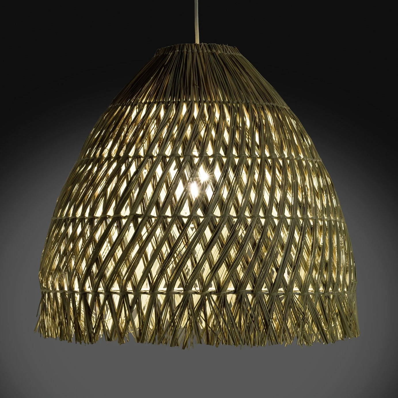 Habitat Biwa Seagrass Pendant Shade 7 Habitat Biwa Seagrass Pendant Shade - Image 5