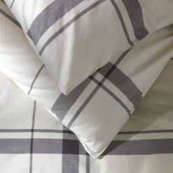 Habitat Cotton Yarn Dye Check Cream Bedding Set - Double -Habitat 9511655 R Z003A