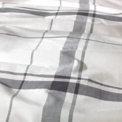 Habitat Cotton Yarn Dye Check Cream Bedding Set - Double -Habitat 9511655 R Z005A