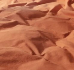 Habitat Cotton Linen Plain Rust Bedding Set - Double -Habitat 9513914 R Z005A